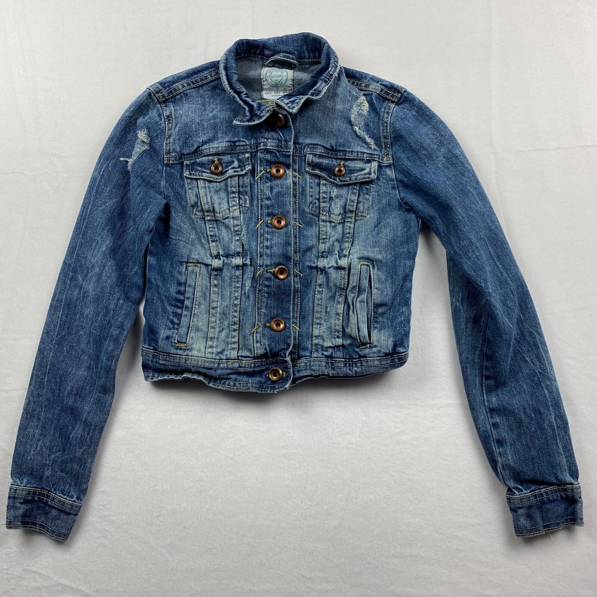 Zalora H&m Denim Denim Jacket Online Shop Bershka Women's Size